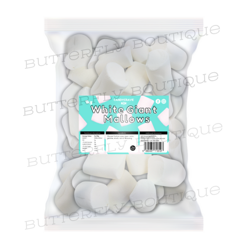 Giant White Mallows 1kg