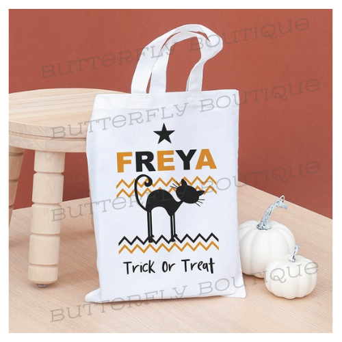 Personalised Halloween Trick Or Treat Bag
