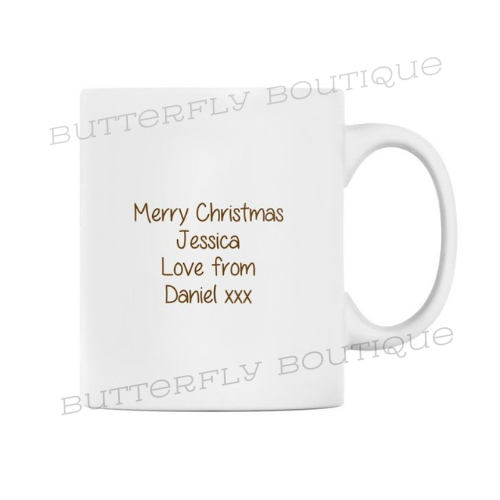 Personalised Xmas Mug - Rudolph