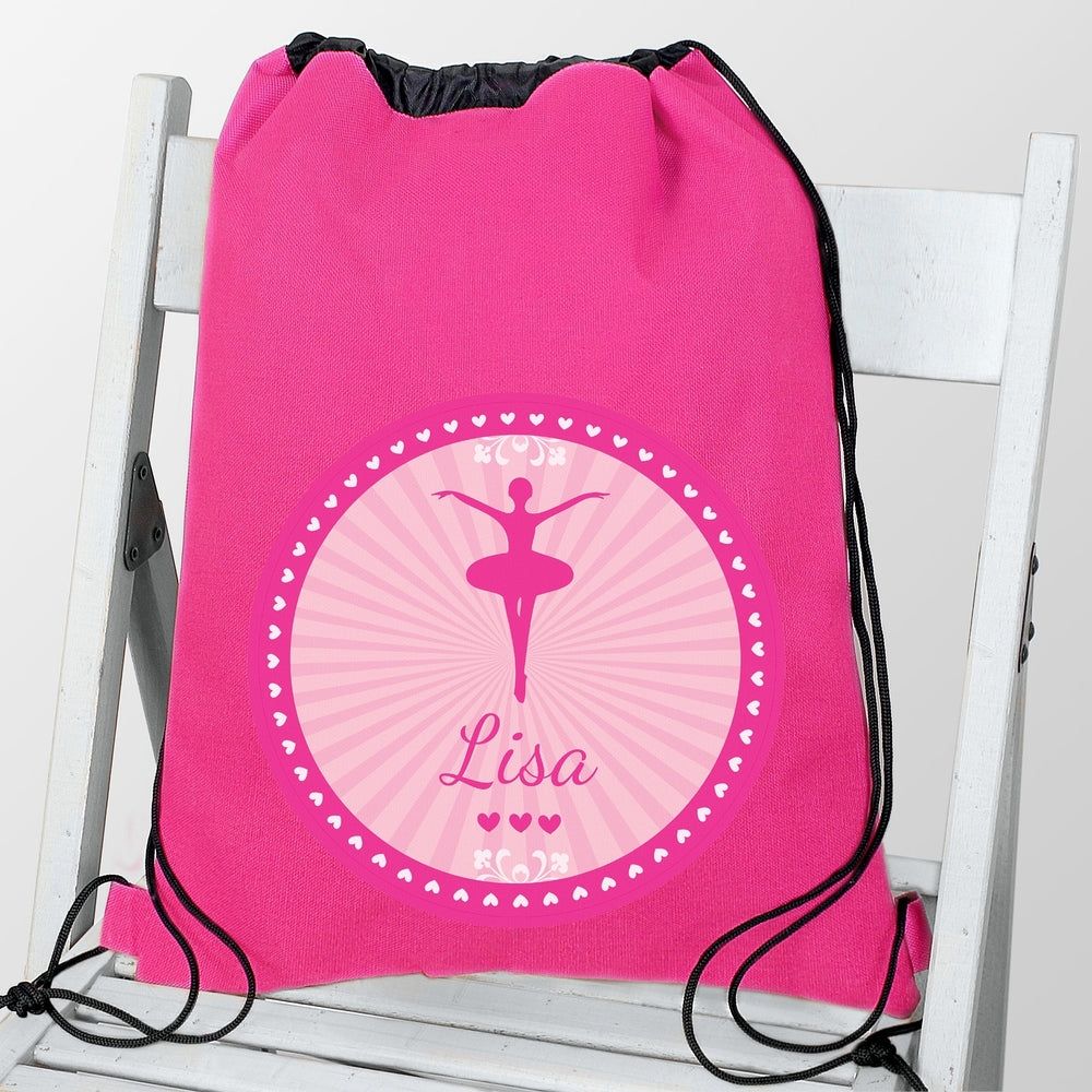 Personalised Ballerina School &amp; Dance Bag