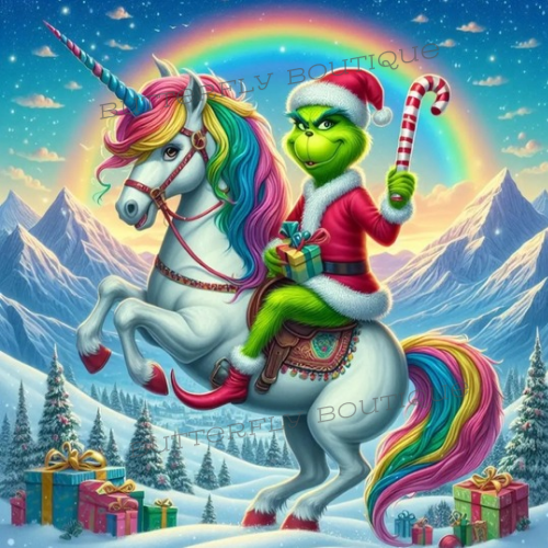 Grinch diamond art