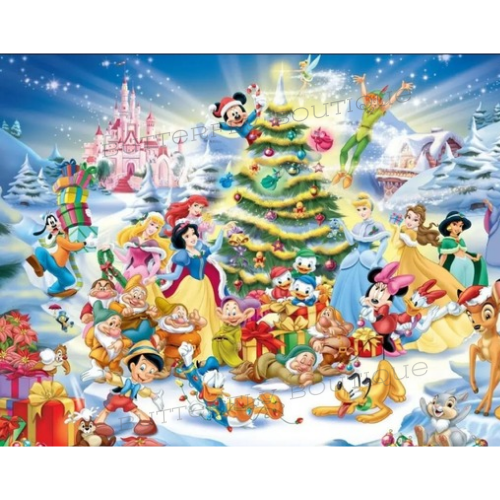 Christmas character diamond art