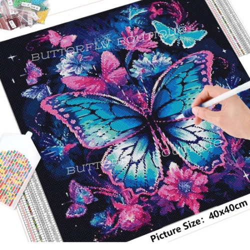 Butterfly diamond art