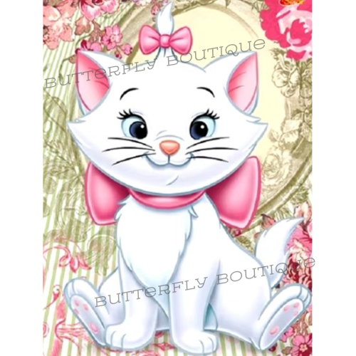 Cat diamond art