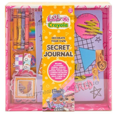 Crayola L.O.L. Surprise! Decorate Your Own Secret Journal