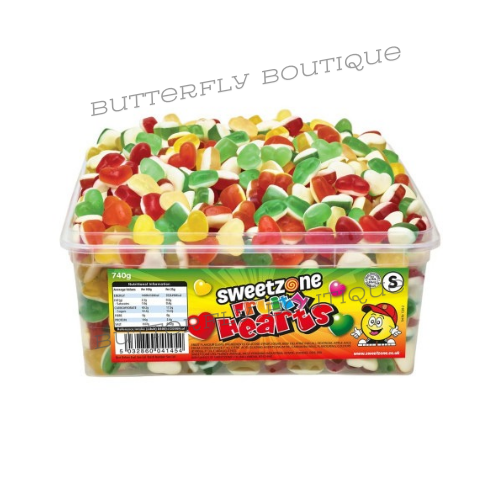 Fruit Hearts 805g Tub
