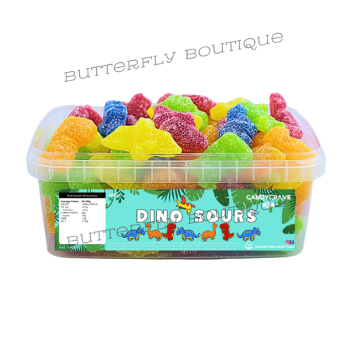 Candycrave Dino Sours Tub 600g