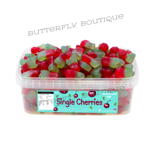 Candycrave Single Cherries Tub 600g