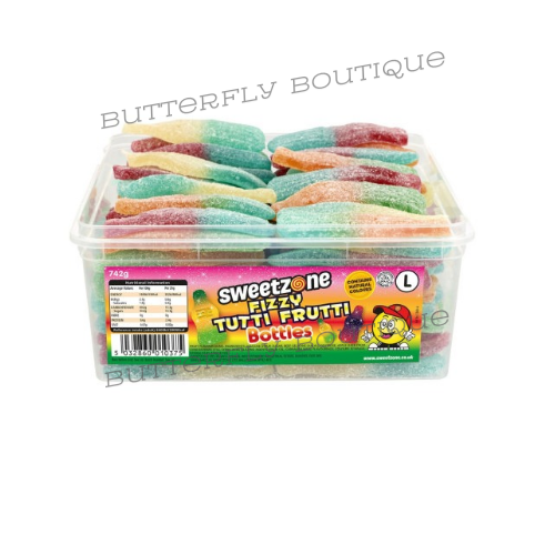 Giant Fizzy Tutti Frutti Bottles 805g Tub