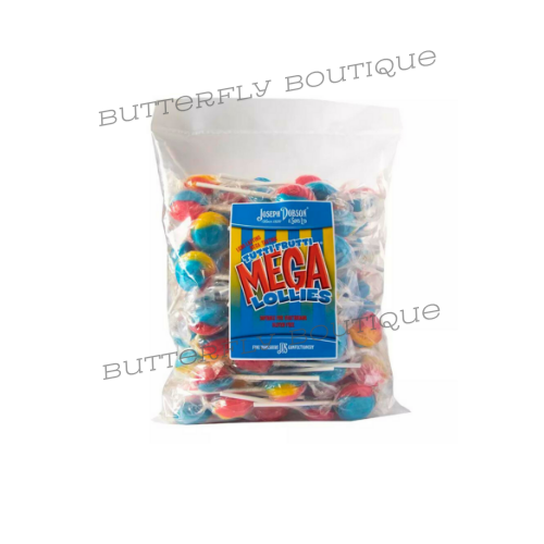 Wrapped Tutti Fruiti Lollies 80 Count