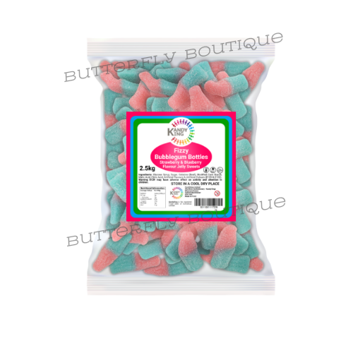 Fizzy bubblegum bottles 2.5kg