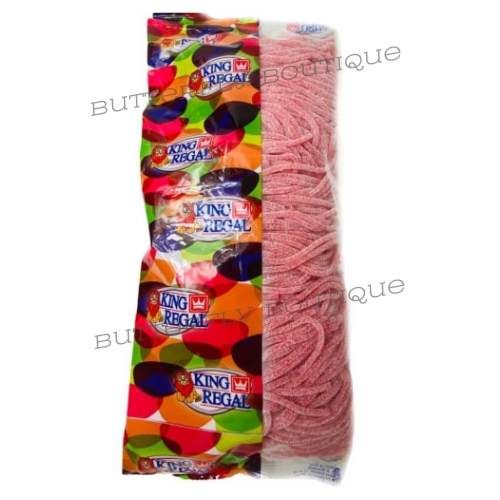 King Regal Sour Red Strawberry Spaghetti 1kg