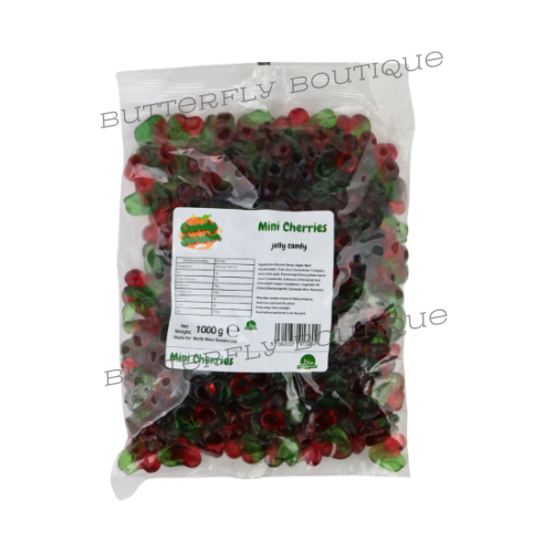 Yummy Gummy Jelly Cherries 1kg