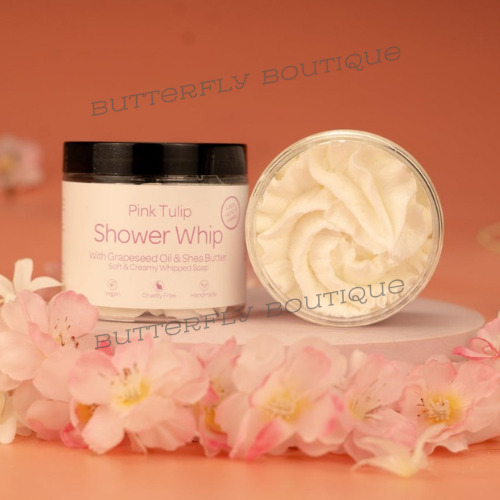 PINK TULIP WHIPPED SOAP