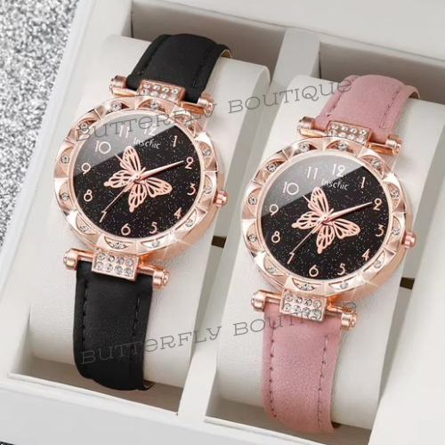2pc butterfly watch