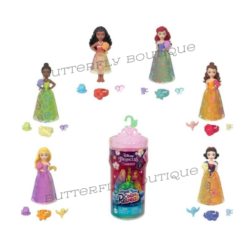 Disney Princess Small Doll Royal Colour Reveal Assorrtment