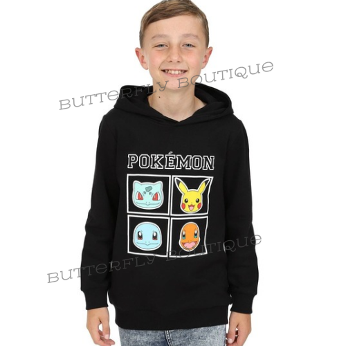 Pokemon Black Cotton Hoodie
