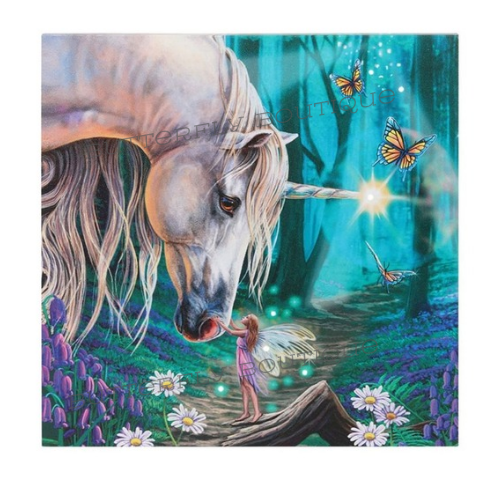 Fairy Whispers Light Up Canvas Plaque by Lisa Parker