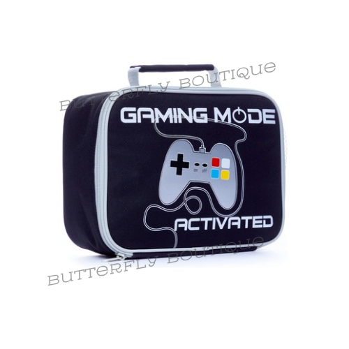 Gaming Mode Activated Lunchbox Bag, Kids Boys Gamer School Bag