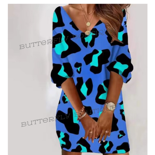Leopard print dress
