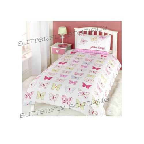 Fly Up High Single Duvet Set - Cover Girls Butter Bedding Childrens