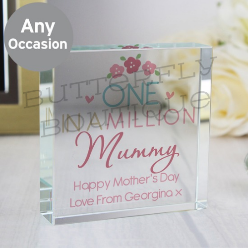 Personalised One In A Million Large Crystal Token