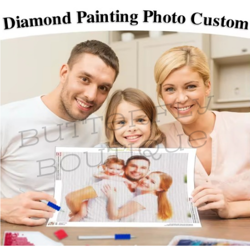 Custom made diamond art