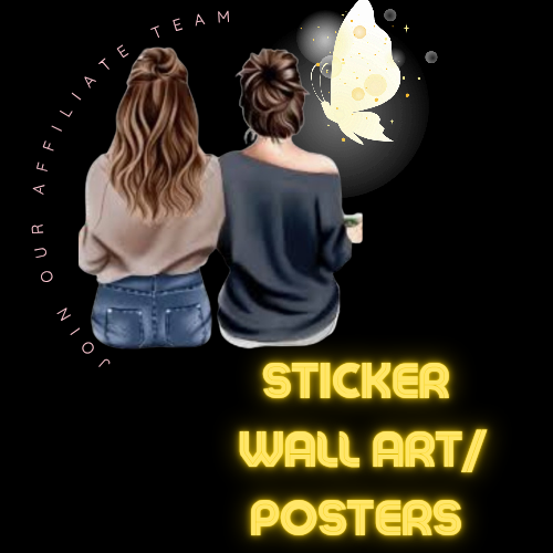 Sticker wall art/posters