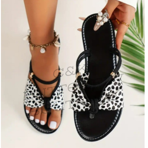 Leopard sandals