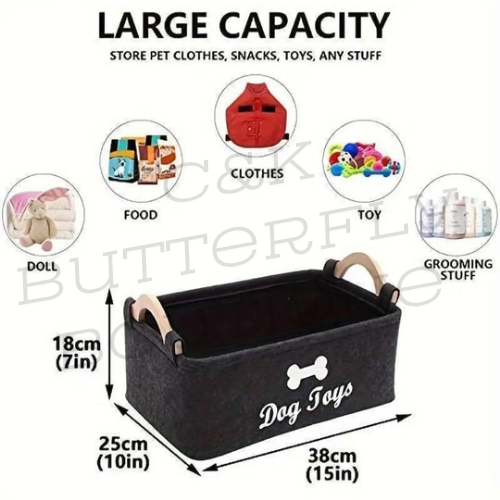 Dog toys storage