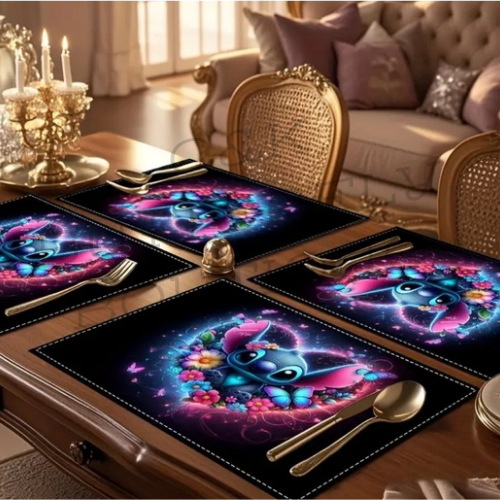 Character placemats 4pc