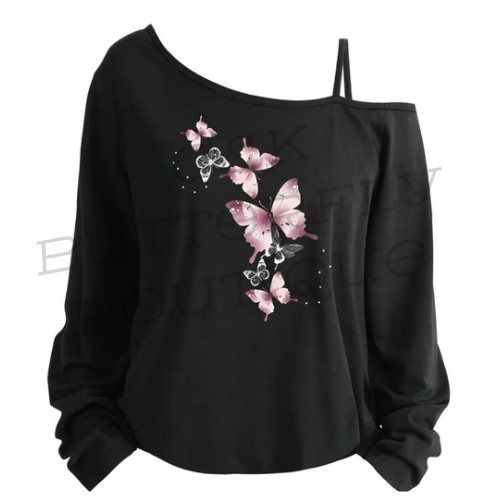 Off shoulder plus size top