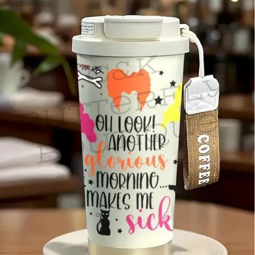 Stainless steel travel mug