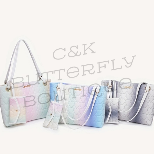 Rainbow bag embroidered
