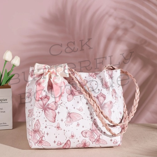 Butterfly tote bag