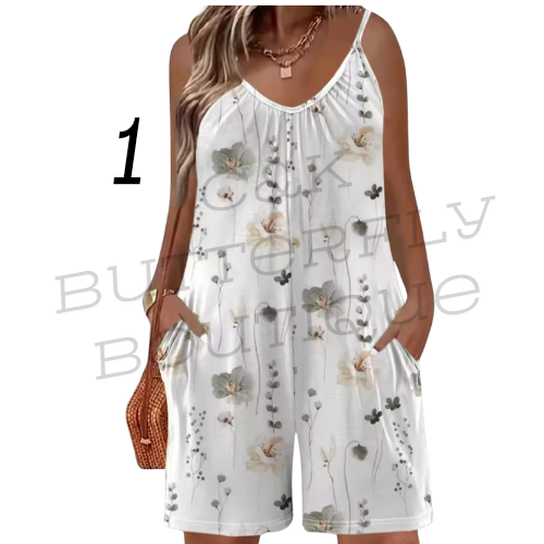 Plus size cami romper jumpsuit