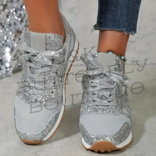 Glitter trainers
