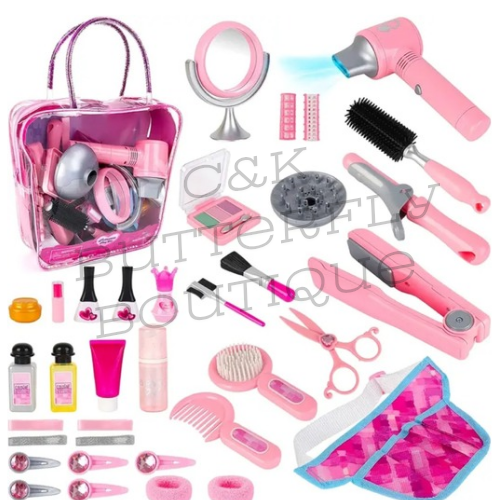 Pretend hair dressing set