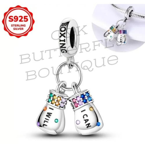 Boxing gloves charm