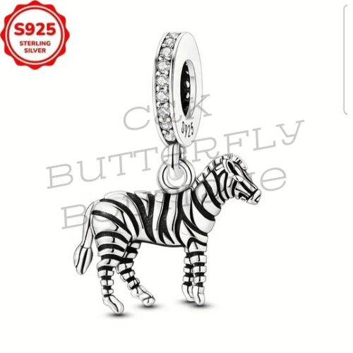 Zebra charm