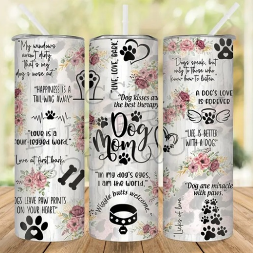 Dog mom 20oz tumbler