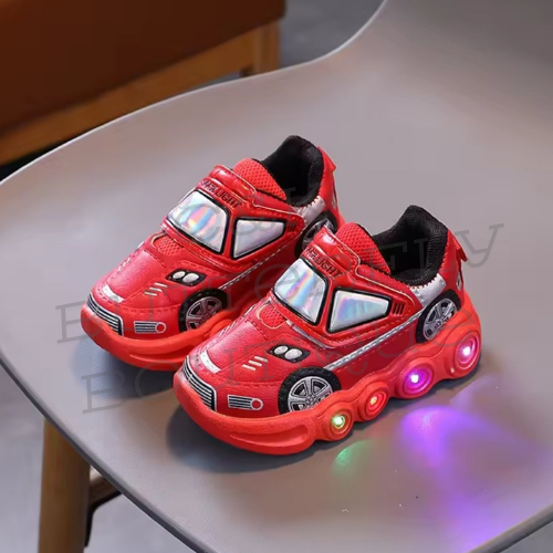 Boys flashing led trainers