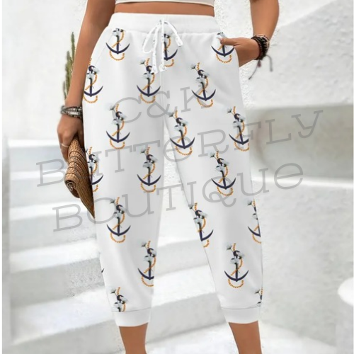Womens drawstring joggers