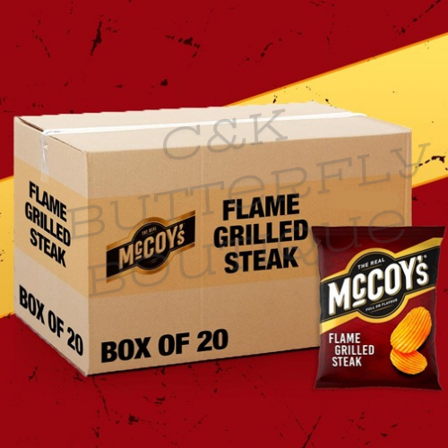 20x McCoy’s Flame Grilled Steak 65g
