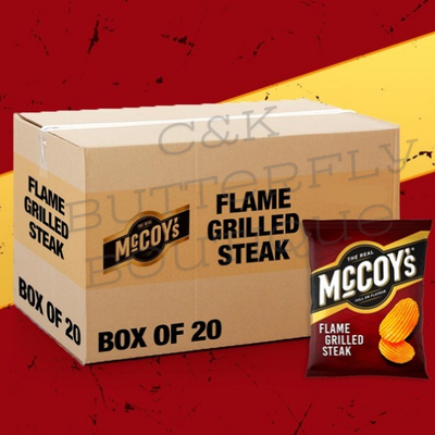 20x McCoy’s Flame Grilled Steak 65g
