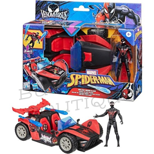 Marvel Spider-Man Venom Versus  Miles Morales Remix Blast Racer Figure