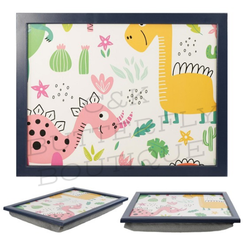 Dinosaurs Lap Tray With Bean Bag Cushion