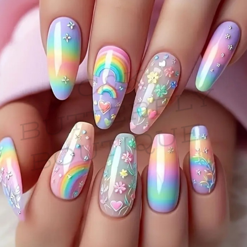 Glossy nails