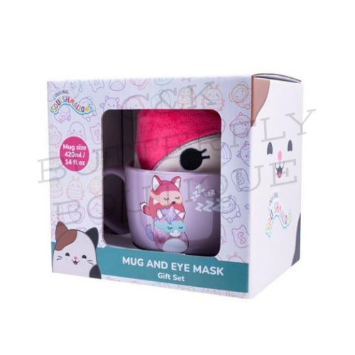 Squishmallows Mug &amp; Eye Mask Gift Set
