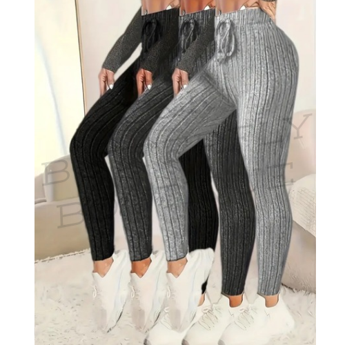 3pc ribbed leggings